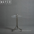 Mayco Factory Design New Modern Wrought Iron Abstract Metal Side Table